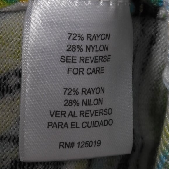 Joseph A. Colorful Buttoned-Down Sweater Cardigan, Women's Size XL - Picture 6 of 6